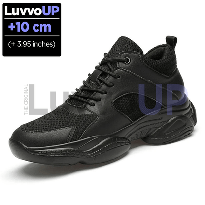 Get Luvvo Height-Increasing Shoes Black / (3.95 inches - 10 cm) / 5 LuvvoUP RISEEK Height-Boosting Sport Shoes
