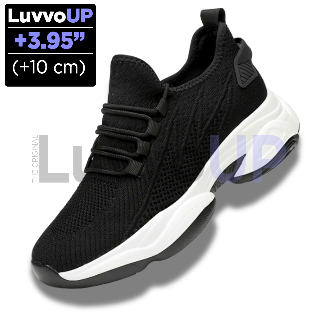 Get Luvvo Height-Increasing Shoes Black / (3.95 inches - 10 cm) / 5 LuvvoUP UPLYN Height-Boosting Sport Shoes