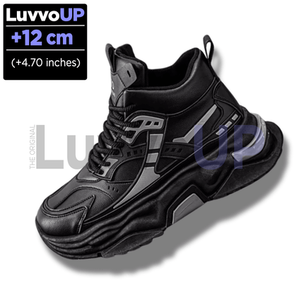 Get Luvvo Height-Increasing Shoes Black&Gray / (4.70 inches - 12 cm) / 6 LuvvoUP TALLIN Height-Boosting Sport Shoes