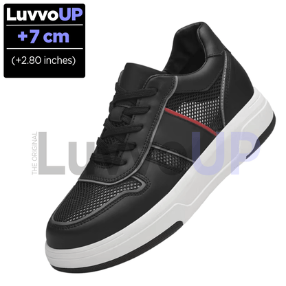 Get Luvvo Height-Increasing Shoes Black Mesh / (2.8 inches / 7 cm) / 5 LuvvoUP UPADOR Height-Boosting Sneaker