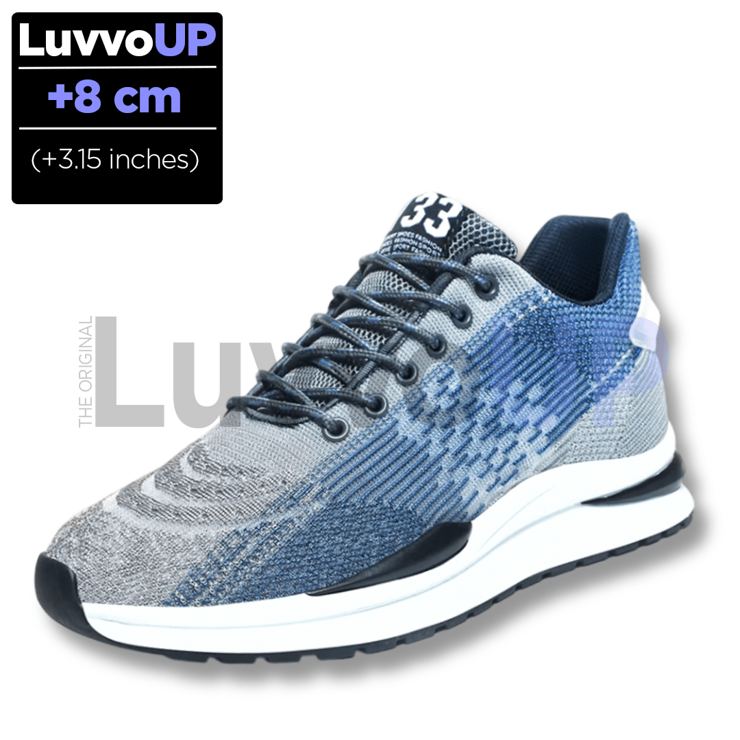 Get Luvvo Height-Increasing Shoes Blue / (3.15 inches - 8 cm) / 5 LuvvoUP MAGNIVO Height-Boosting Sport Shoes