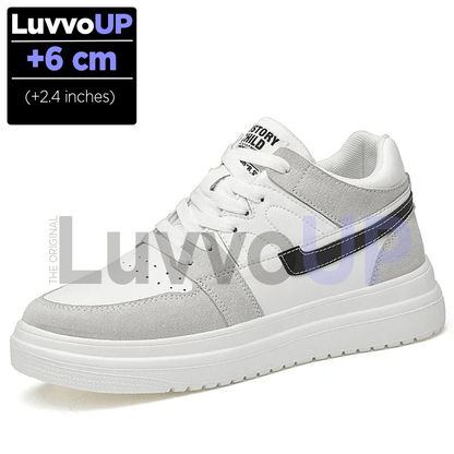 Get Luvvo Height-Increasing Shoes Gray / (2.4 inches - 6 cm) / 5 LuvvoUP VERTO Height-Boosting Sneaker