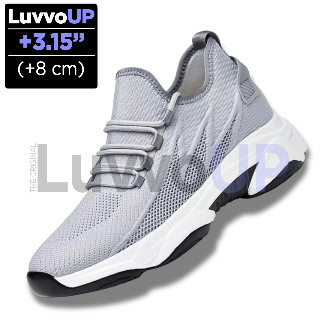 Get Luvvo Height-Increasing Shoes Gray / (3.15 inches - 8 cm) / 5 LuvvoUP UPLYN Height-Boosting Sport Shoes