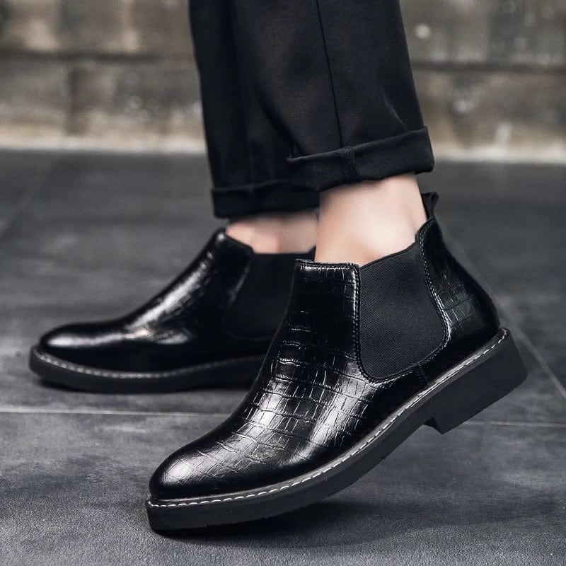 Get Luvvo Height-Increasing Shoes LuvvoUP RAPTOR Height-Boosting Leather Boot