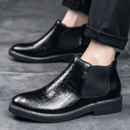 Get Luvvo Height-Increasing Shoes LuvvoUP RAPTOR Height-Boosting Leather Boot