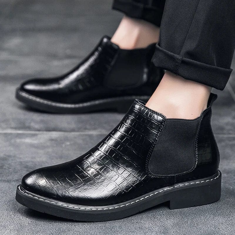 Get Luvvo Height-Increasing Shoes LuvvoUP RAPTOR Height-Boosting Leather Boot