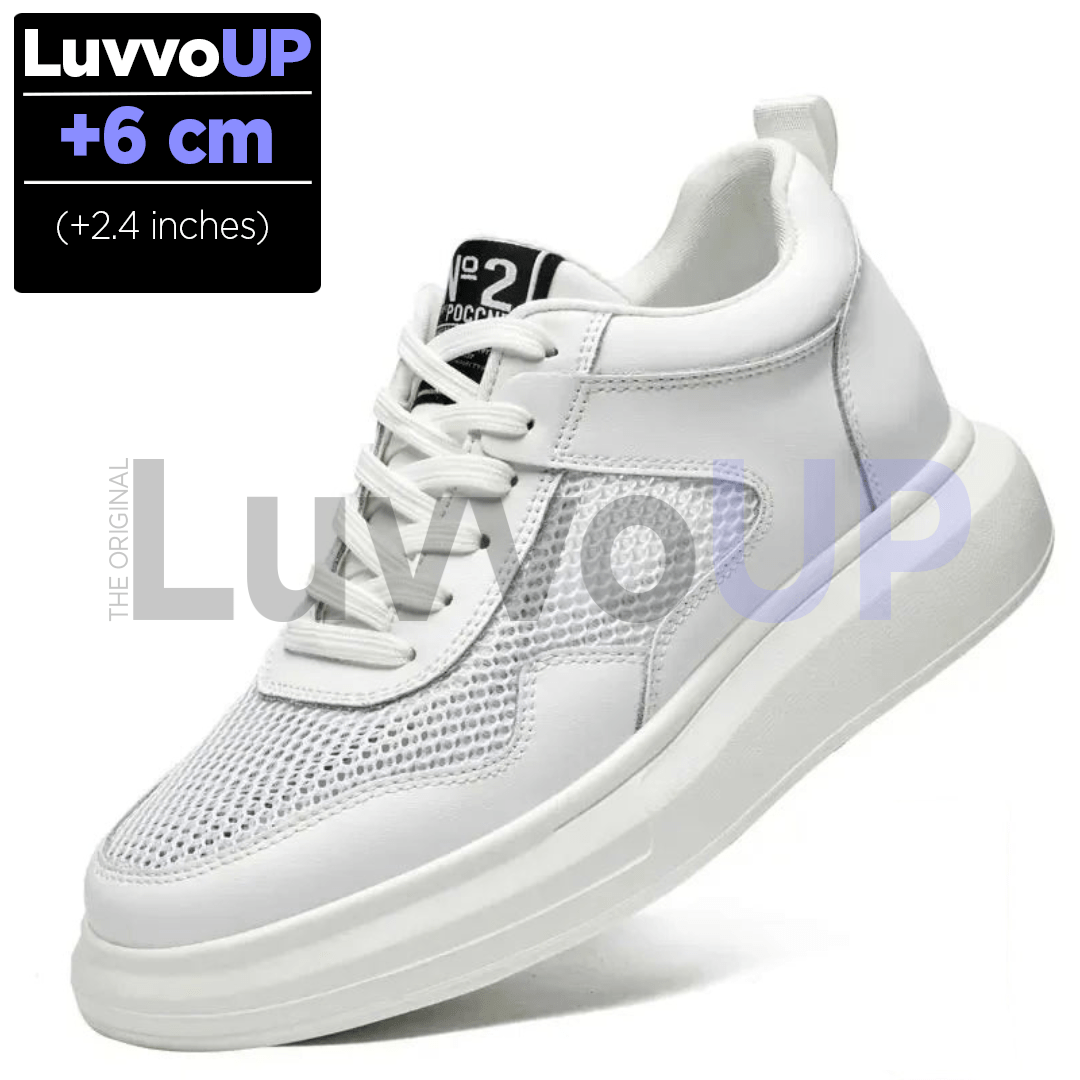 Get Luvvo Height-Increasing Shoes White / (2.4 inches - 6 cm) / 5.5 LuvvoUP SKALON Height-Boosting Sneaker