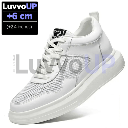 Get Luvvo Height-Increasing Shoes White / (2.4 inches - 6 cm) / 5.5 LuvvoUP SKALON Height-Boosting Sneaker