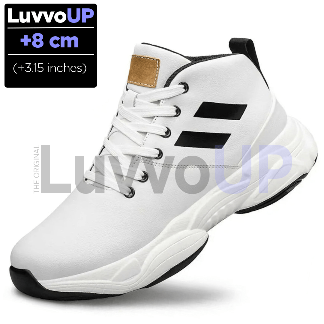 Get Luvvo Height-Increasing Shoes White / (3.15 inches - 8 cm) / 5.5 LuvvoUP GRAVI Height-Boosting Sport Shoes