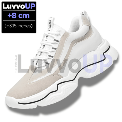 Get Luvvo Height-Increasing Shoes White / (3.15 inches - 8 cm) / 5.5 LuvvoUP LUXEND Height-Boosting Sport Shoes