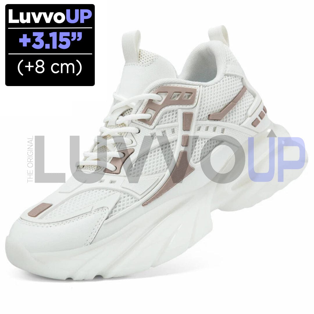 Get Luvvo Height-Increasing Shoes White / (3.15 inches - 8 cm) / 5.5 LuvvoUP YUPRA Height-Boosting Shoes