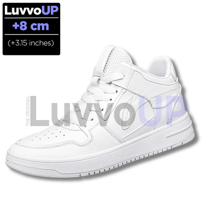 Get Luvvo Height-Increasing Shoes White / (3.15 inches - 8 cm) / 5 LuvvoUP PLUVO Height-Boosting Boots