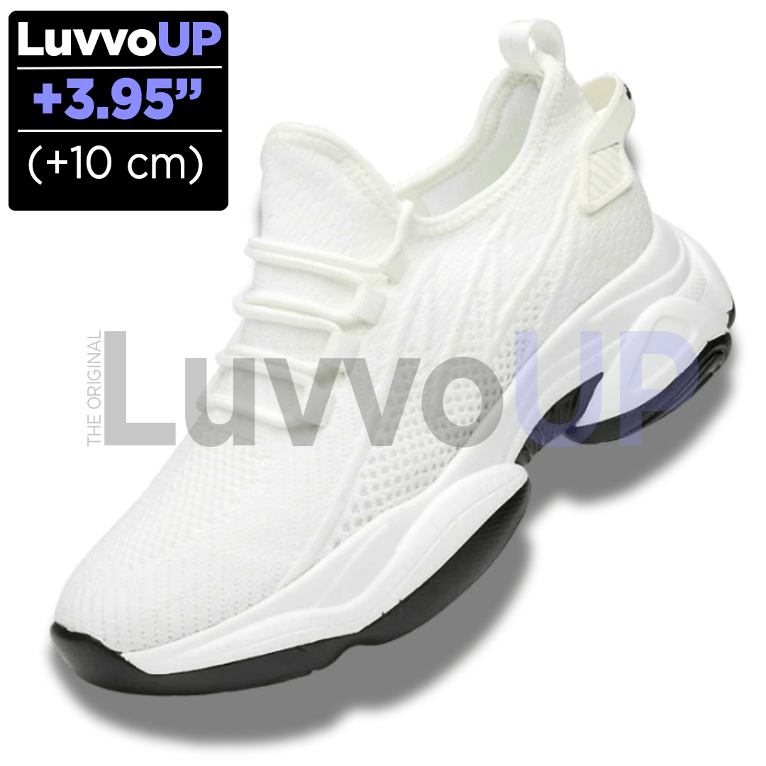 Get Luvvo Height-Increasing Shoes White / (3.95 inches - 10 cm) / 5 LuvvoUP UPLYN Height-Boosting Sport Shoes