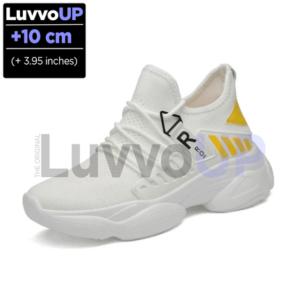Get Luvvo Height-Increasing Shoes Yellow / (3.95 inches - 10 cm) / 5.5 LuvvoUP METRIK Height-Boosting Sport Shoes