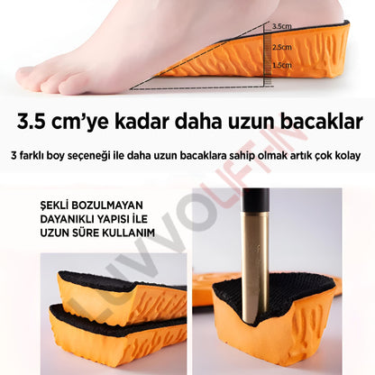 Get Luvvo LuvvoLIFT-IN Memory Foam Özellikli Spor Tabanlıkları