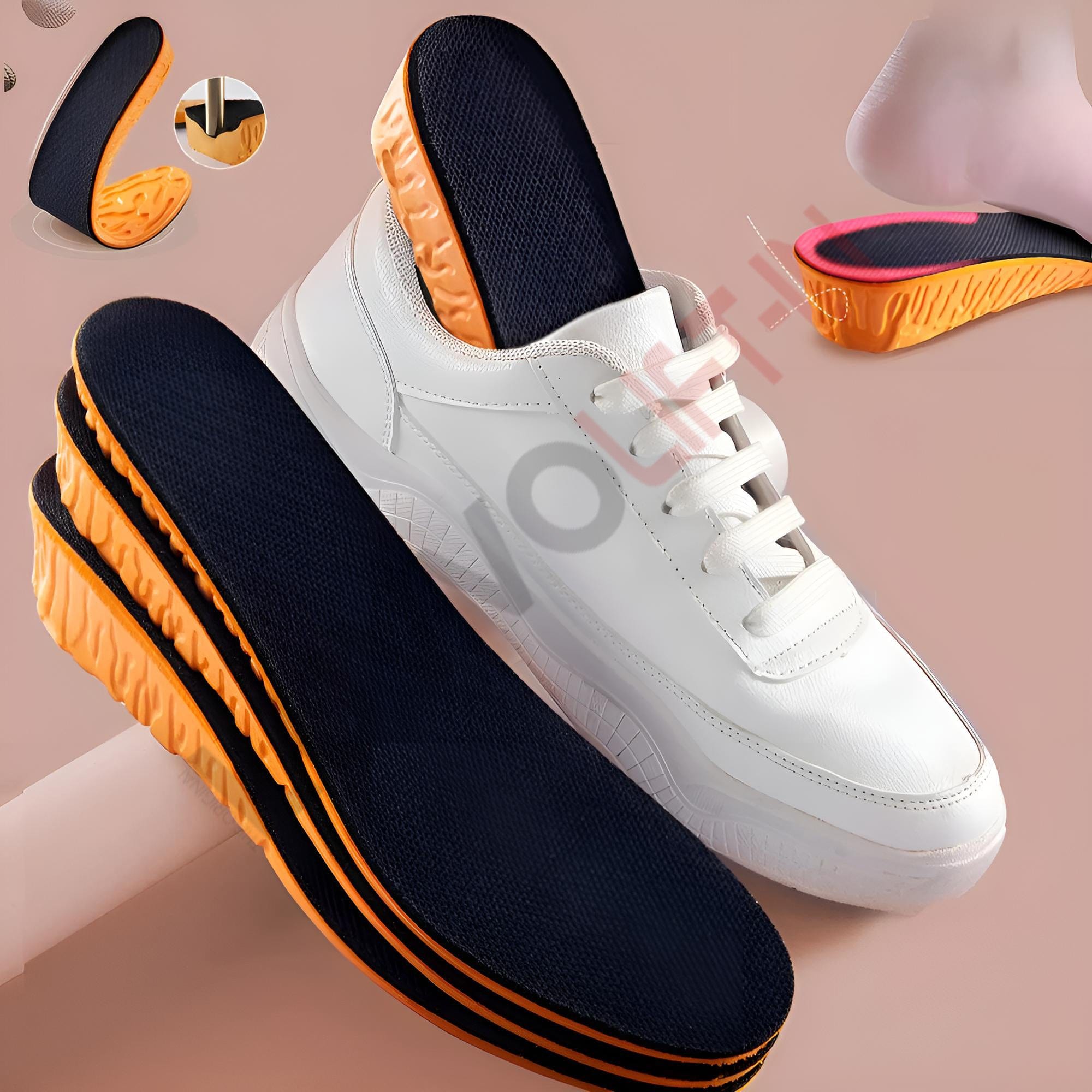 Get Luvvo LuvvoLIFT-IN Memory Foam Özellikli Spor Tabanlıkları