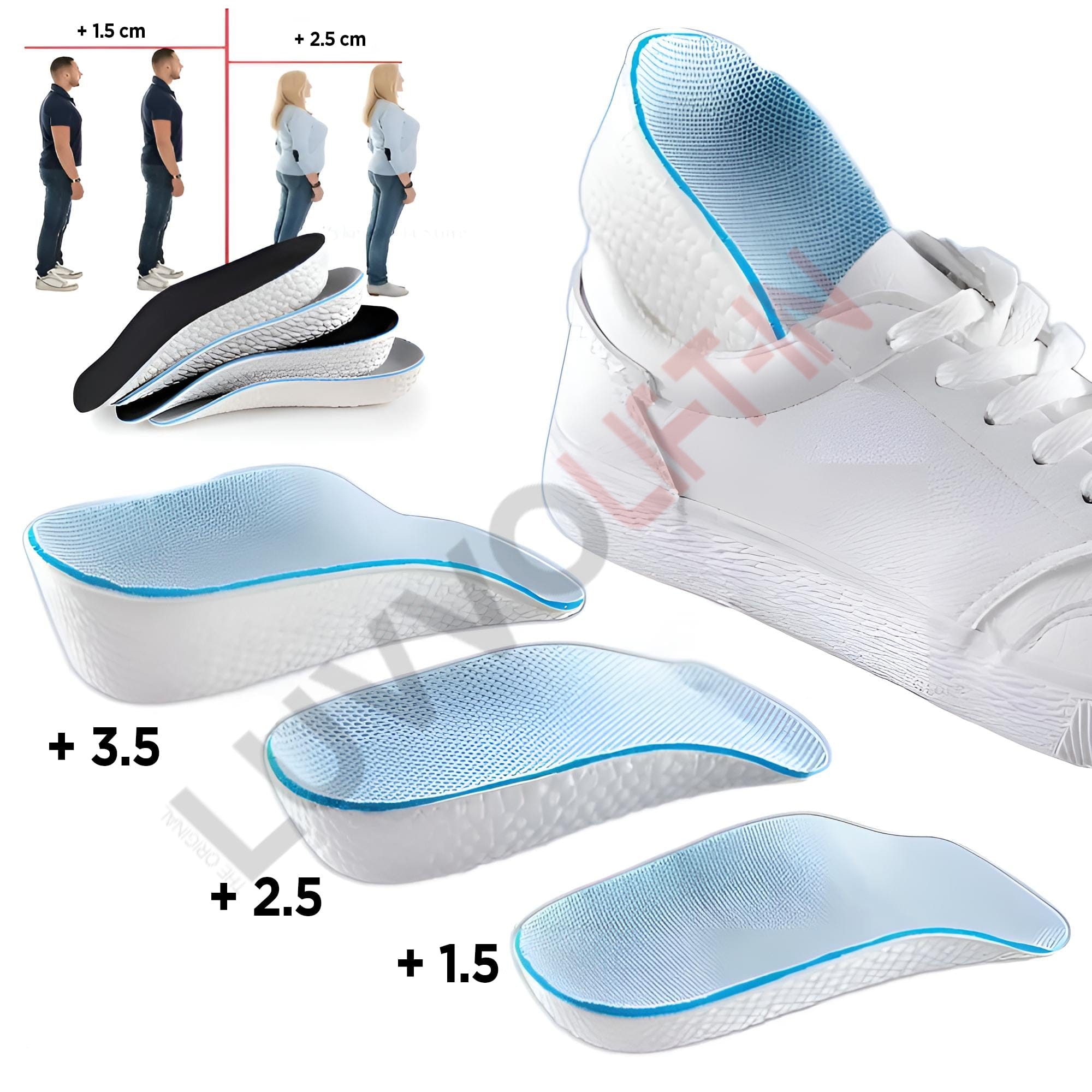 Get Luvvo LuvvoLIFT-IN Memory Foam Tabanlıklar