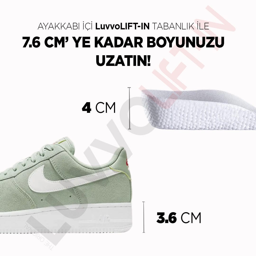 Get Luvvo LuvvoLIFT-IN Ortopedik Boy Yükseltici Tabanlık 1.0 (Spor Ayakkabı Versiyonu)