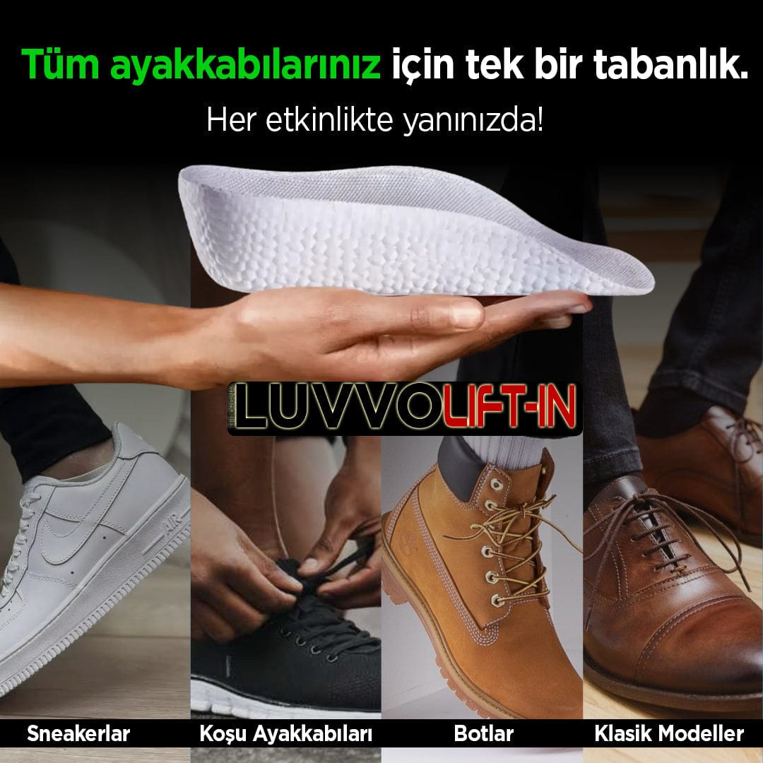 Get Luvvo LuvvoLIFT-IN Ortopedik Topuk Destekli Boy Uzatan Ped 1.0