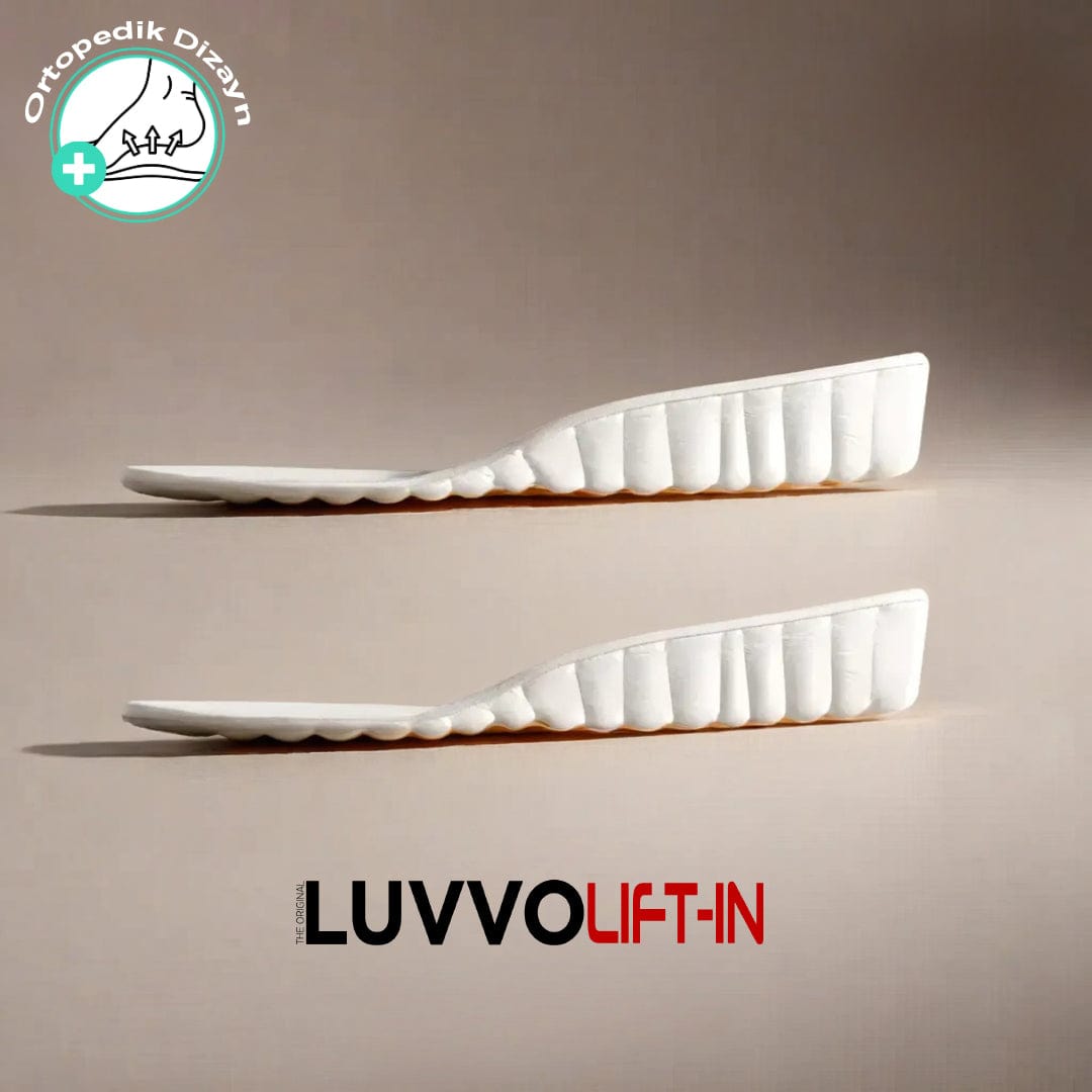 Get Luvvo TEK BEDEN (KESİLEBİLİR) / 3.5 cm (Ayakkabı İle Birlikte 8.1 cm) LuvvoLIFT-IN Ortopedik Boy Uzatan Tabanlık 2.0